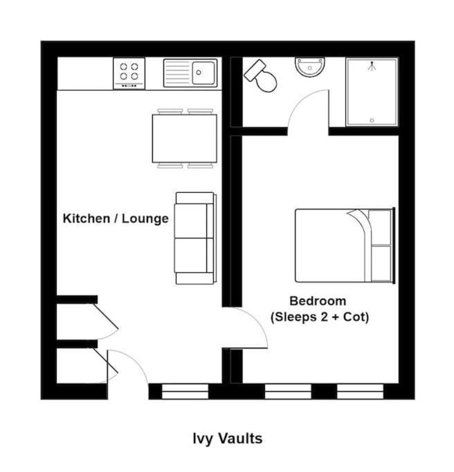 Unique 1 Bedroom Apartment-Bath Dış mekan fotoğraf
